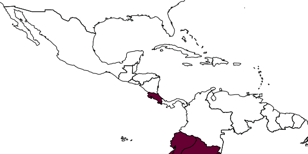 map of Crovettia huggerti     Olmi, 1996