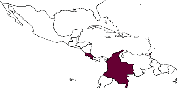 map of Emersonella palmae     Bouček, 1977