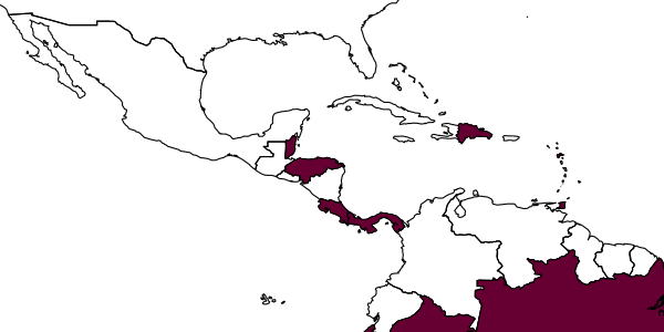 map of Horismenus alnus     Hansson, 2009