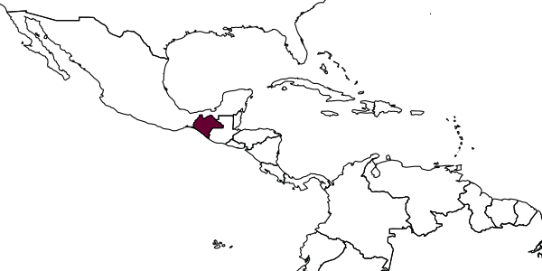 map of Encarsia tarsalis     Myartseva, in Myartseva & Evans, 2008
