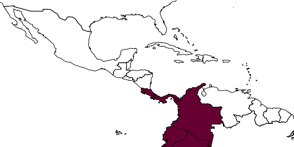 map of Quexua nericata     Leclerq, 1980
