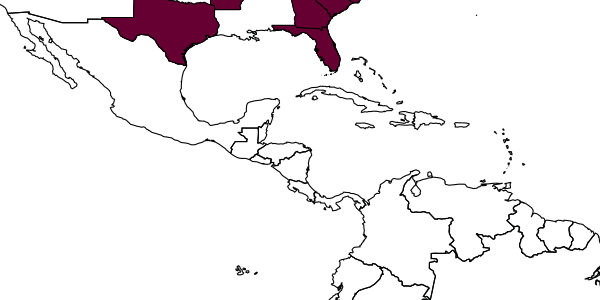 map of Epeolus inornatus     Onuferko, 2018