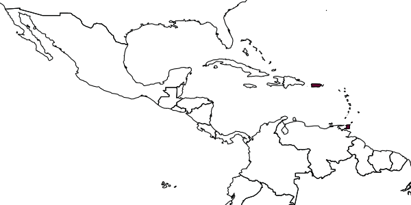 map of Apsilophrys capsica     (Burks)