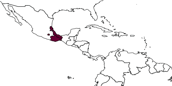 map of Triepeolus segregatus     (Cockerell)